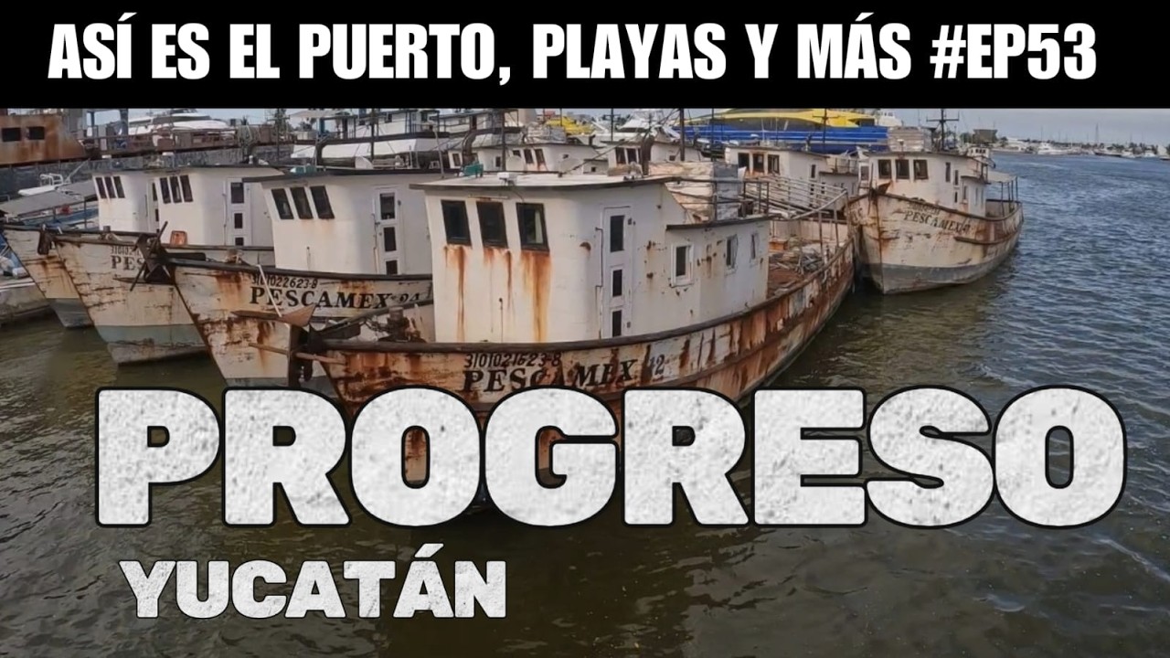 ASÍ ES PUERTO PROGRESO YUCATÁN EL MUELLE MAS LARGO Y PLAYAS VÍRGENES!! - CONOCIENDO MÉXICO EP 53