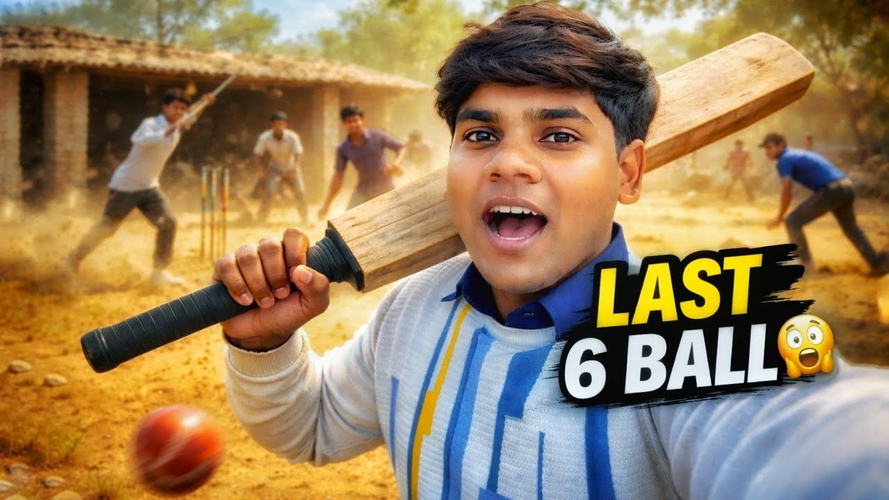 Aakhri 6 Ball Mein Palat Gaya Match 😱 | Gaon Ka Cricket ✅