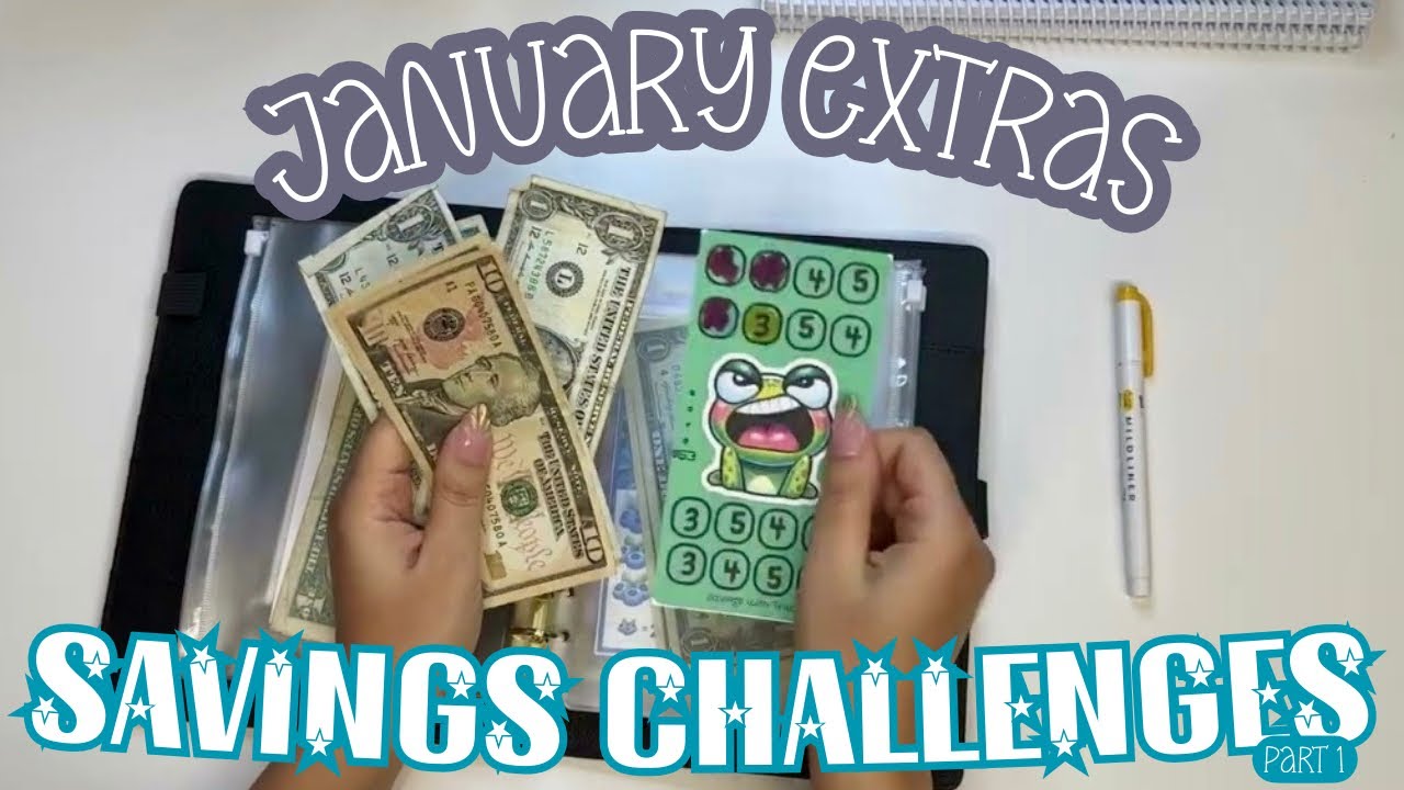 January Extras Savings Challenges (Part 1) | Bi-Weekly Savings