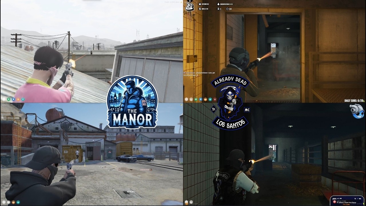 Manor vs ADMC In Chicken Factory For a Bank Truck | Multi POV | NoPixel 4.0 GTA RP