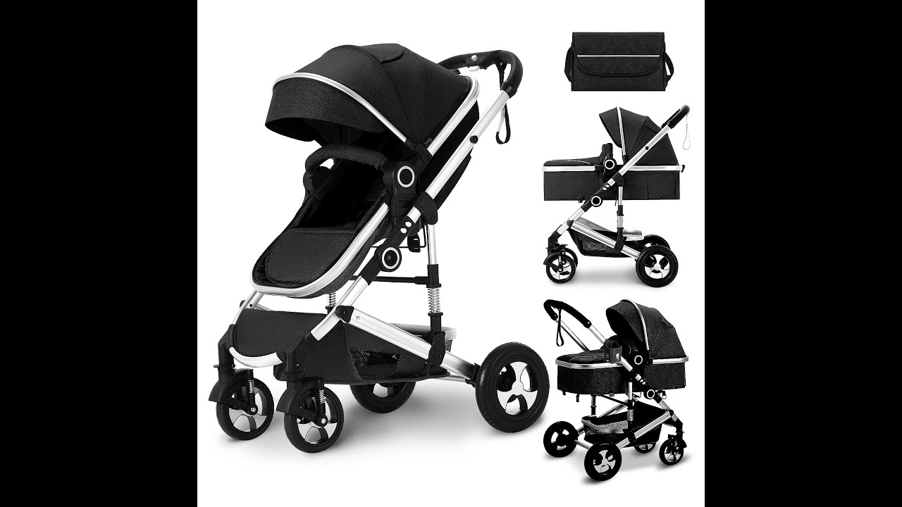 Kinder King 2 in 1 Folding Convertible Baby Stroller Installation Guide