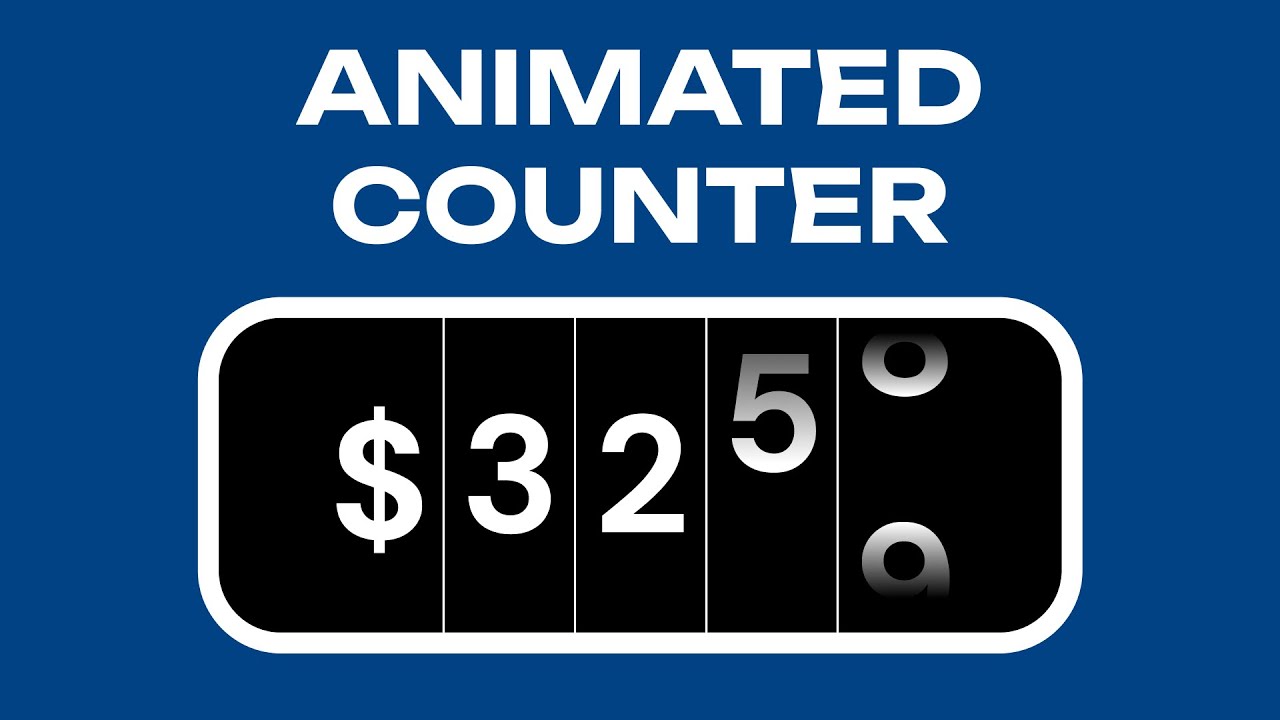 The Easiest Way to Make a Stunning Counter Section (No HTML/CSS!)