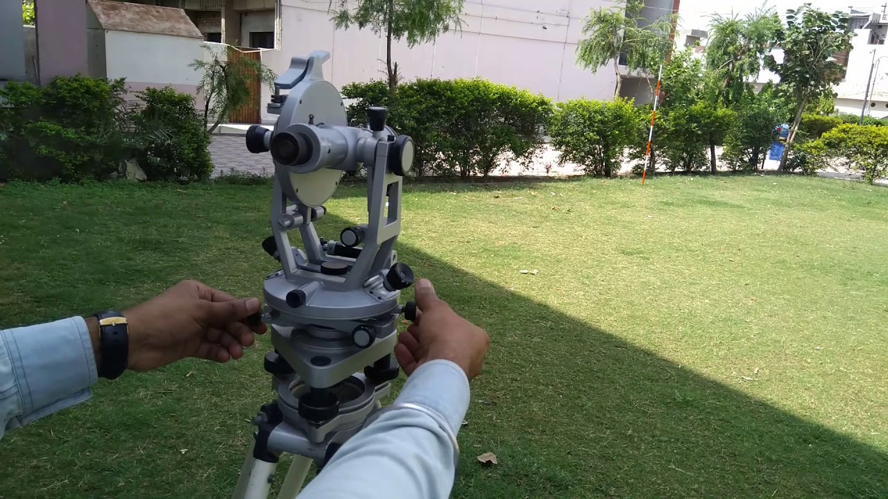 Part-3 Horizontal Angle Measurement By Theodolite In Hindi