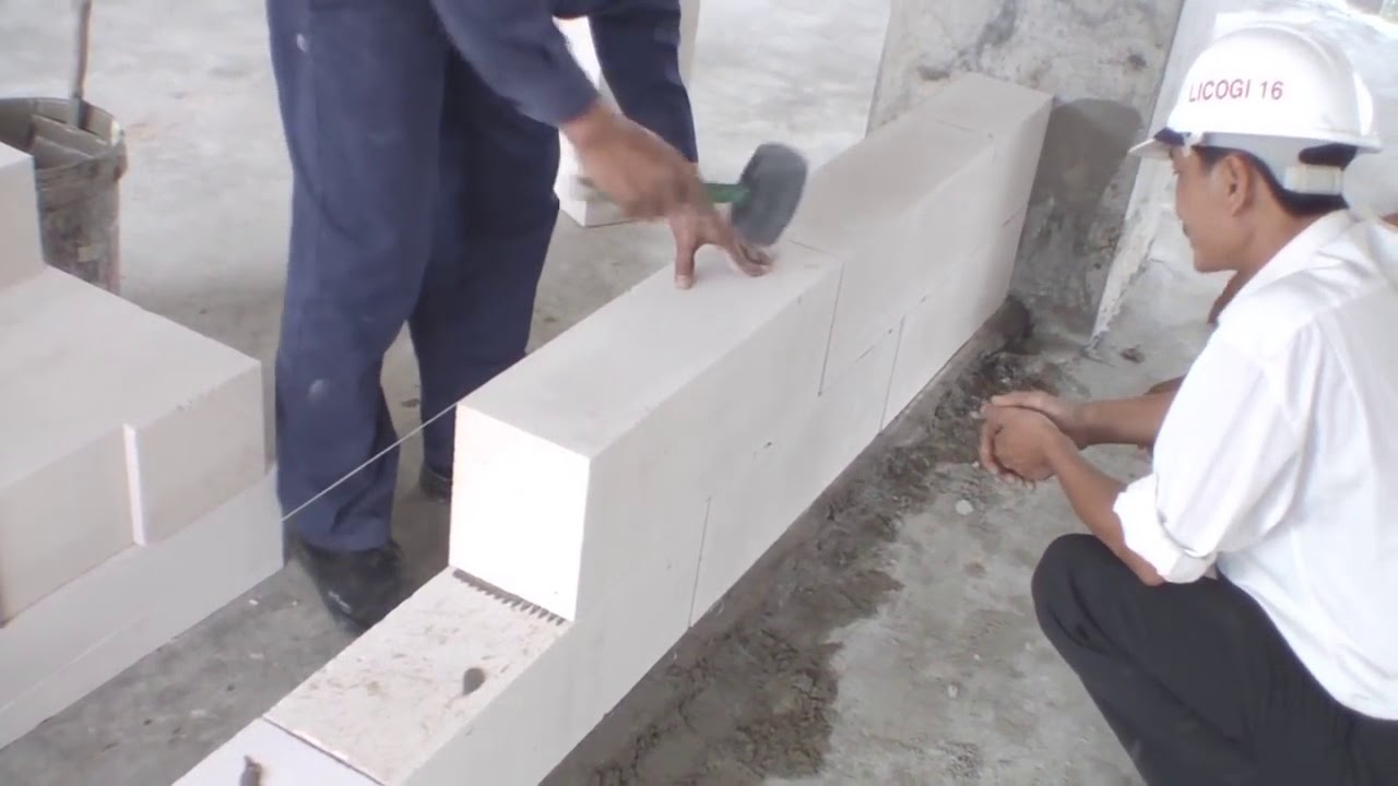 Hướng dẫn chi tiết kỹ thuật xây dụng bằng gạch AAC E-BLOCK 0909.983.776 (Hiếu)