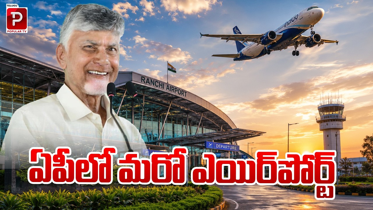 ఏపీలో మరో ఎయిర్&zwnj;పోర్ట్ | New Airport in Andhra Pradesh Big Boost for AP Development! Popular TV