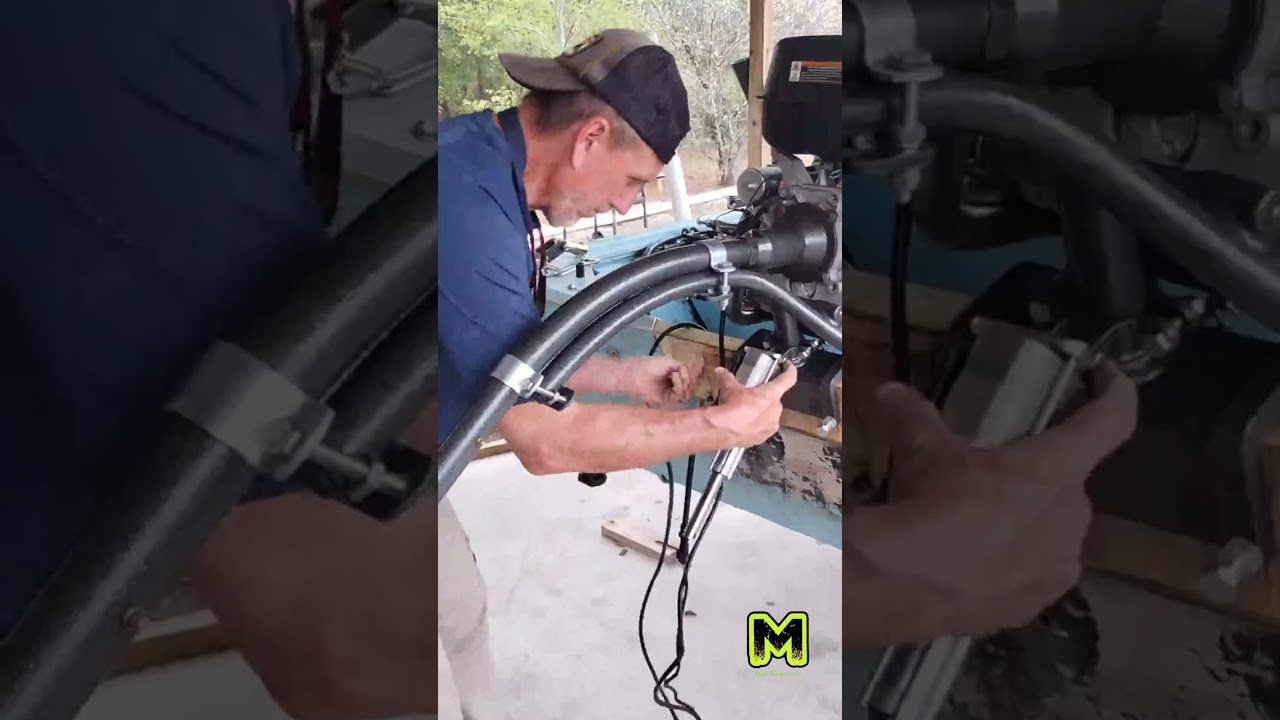 Mud-Skipper Twister®️ Auto Trim install long tail mud motor mud boat duck boat 
