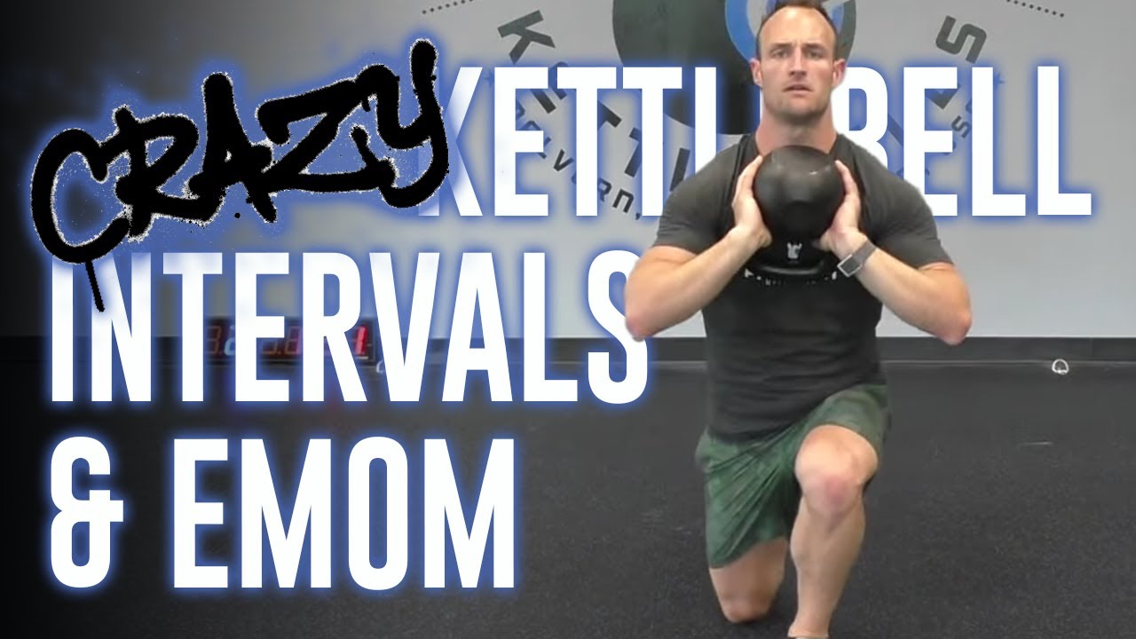 CRAZY Kettlebell Interval & EMOM Follow Along Workout 19.3 | Full Body Workout