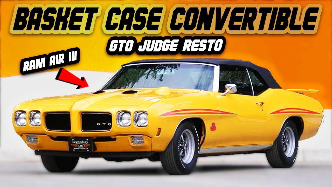 Этот Pontiac GTO Judge Convertible 1970 года выпуска продавался в корзинах...