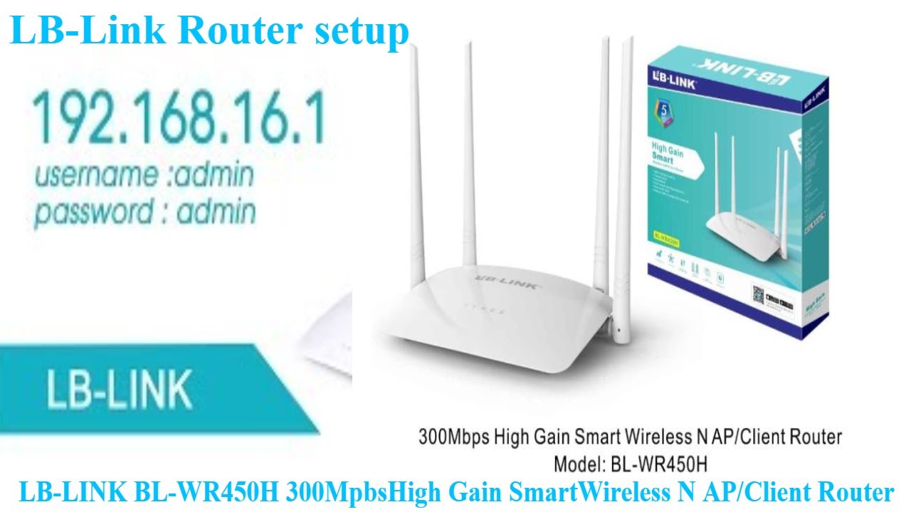 LB-Link BL WR450H 300Mbps Wireless AP Router Setup as Secondary Router | Technical Hakim #LBlink