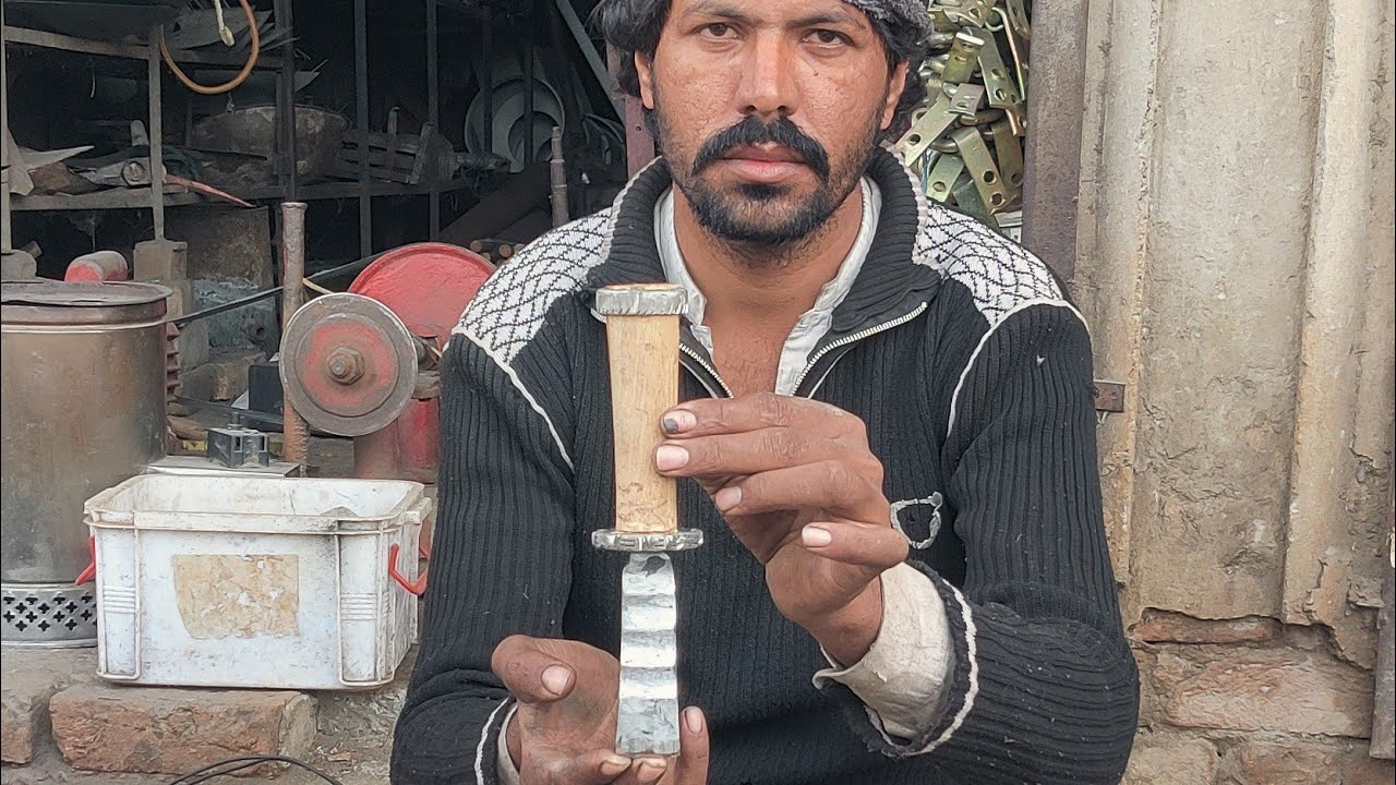 Making chisel from an old bearing basic blacksmithing