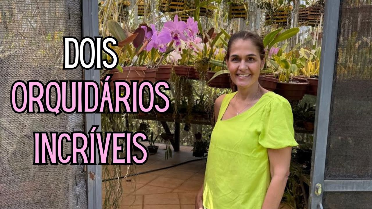 ORQUÍDEAS: Visitei DOIS ORQUIDÁRIOS incríveis!