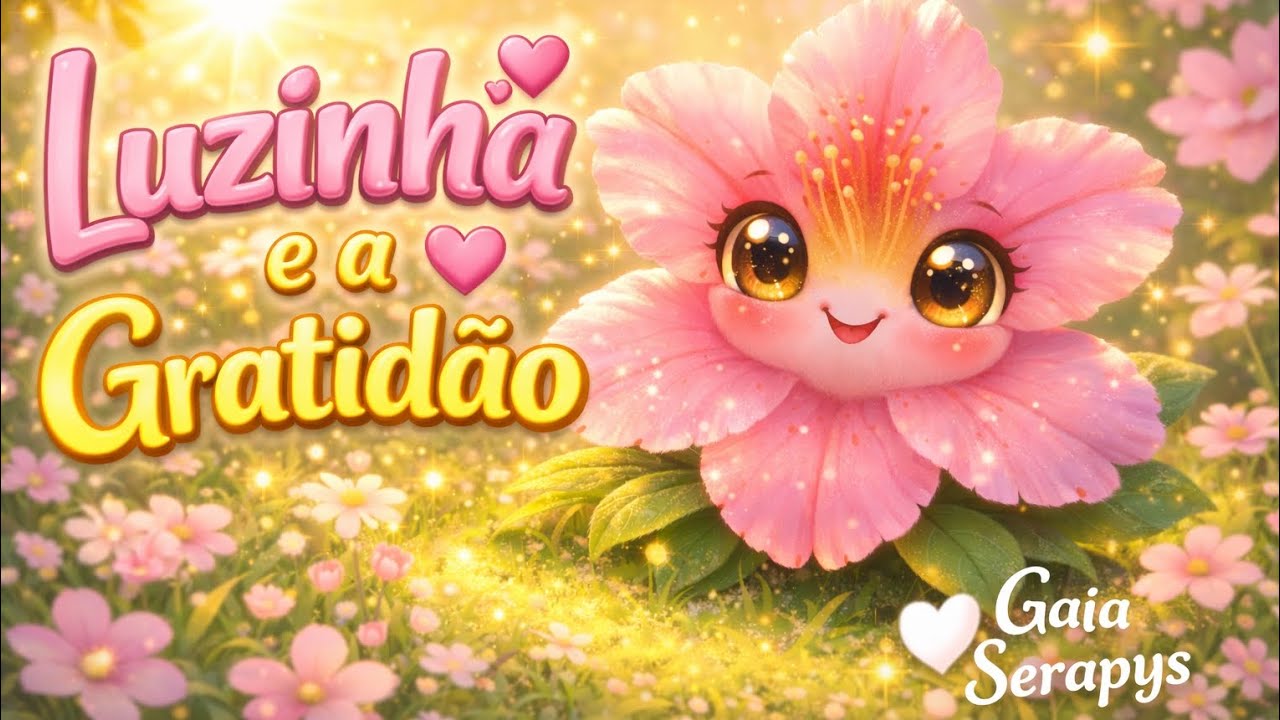 🎼 🌸 Luzinha e a Gratidão – História e Canção Infantil 🌸 432hz | Gaia Serapys 🤍