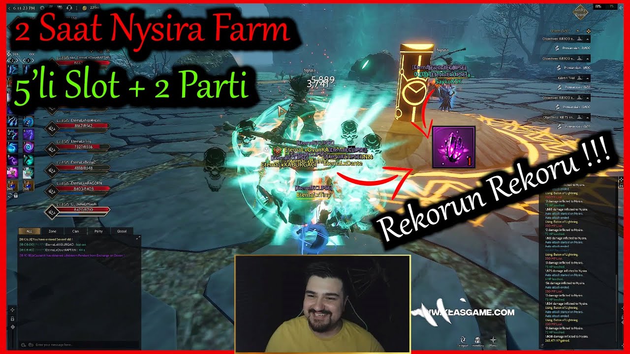 Rise Online 2 Saat Full DROP SevenFold Nysira FARM & Oyun KAPTANI #riseonline