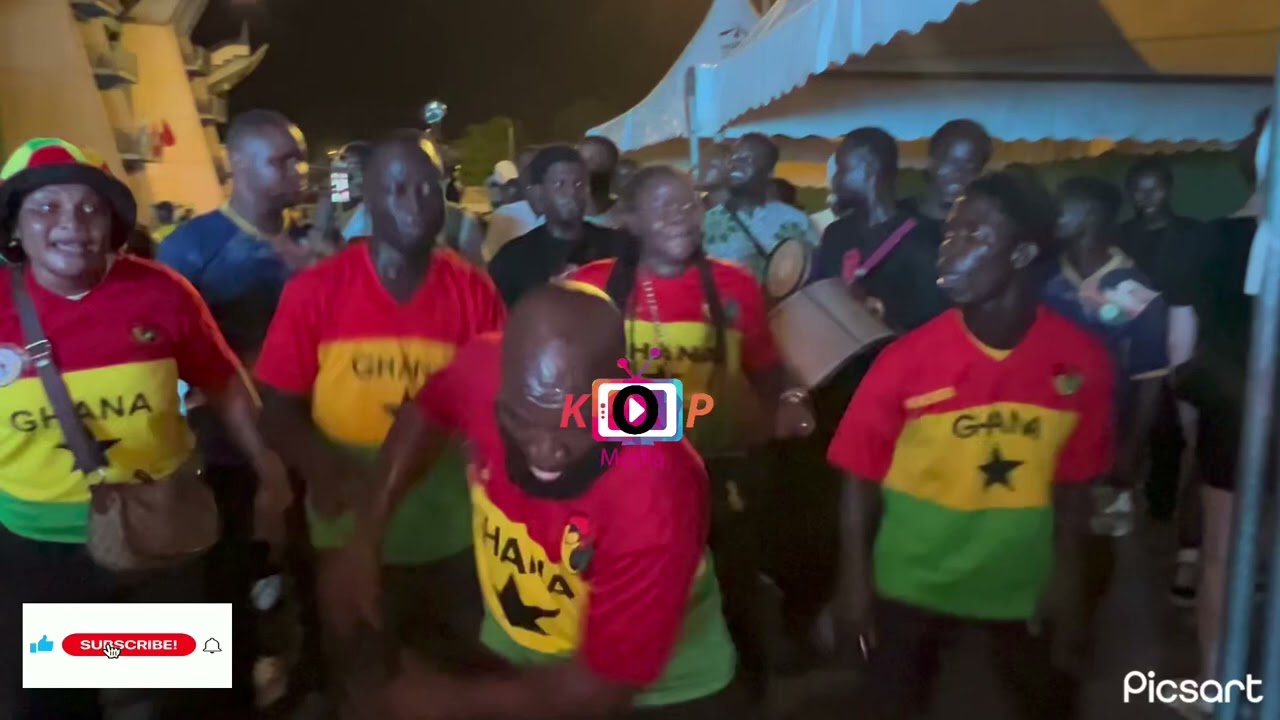 Ghana Supporters Union energetic Jama after the World Cup draw experience at  Accra sports Staduim