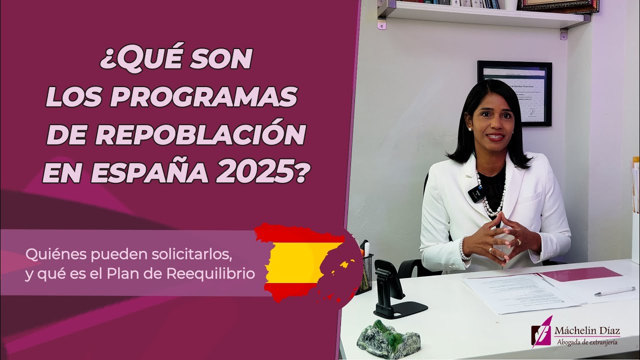 Programas de repoblación en España 2025 #máchelindíaz #españamigración2025 #residenciaespaña