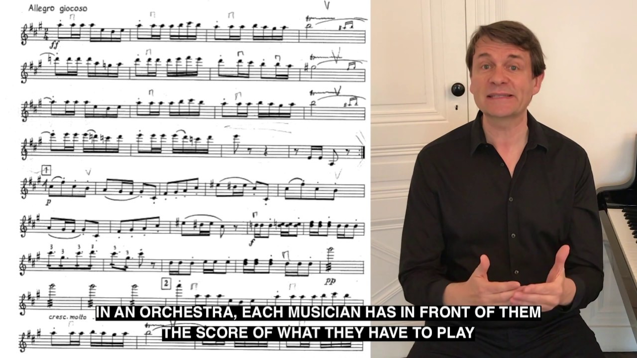 Mes cours de direction d’orchestre 10 - Our conducting orchestral course 10 Laurent Pillot