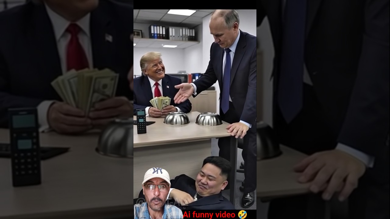 Putin&rsquo;s Magic Trick Left Trump Speechless🤔🤣#funny #trump #comedy #putin #shorts #humor