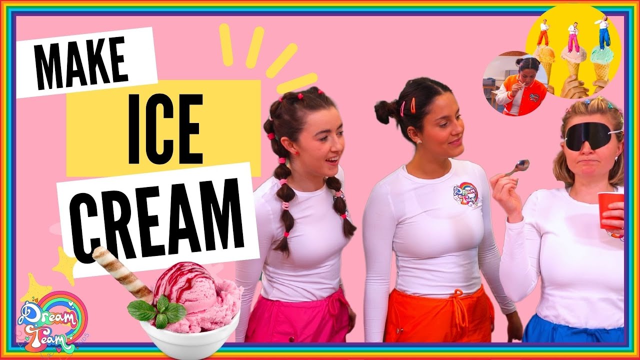 Dream Team Kids Learn How to Make Ice Cream at the Farm | Educational Videos for Kids