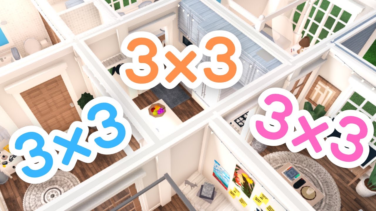 Здание в Блоксбурге, но каждая комната 3x3!