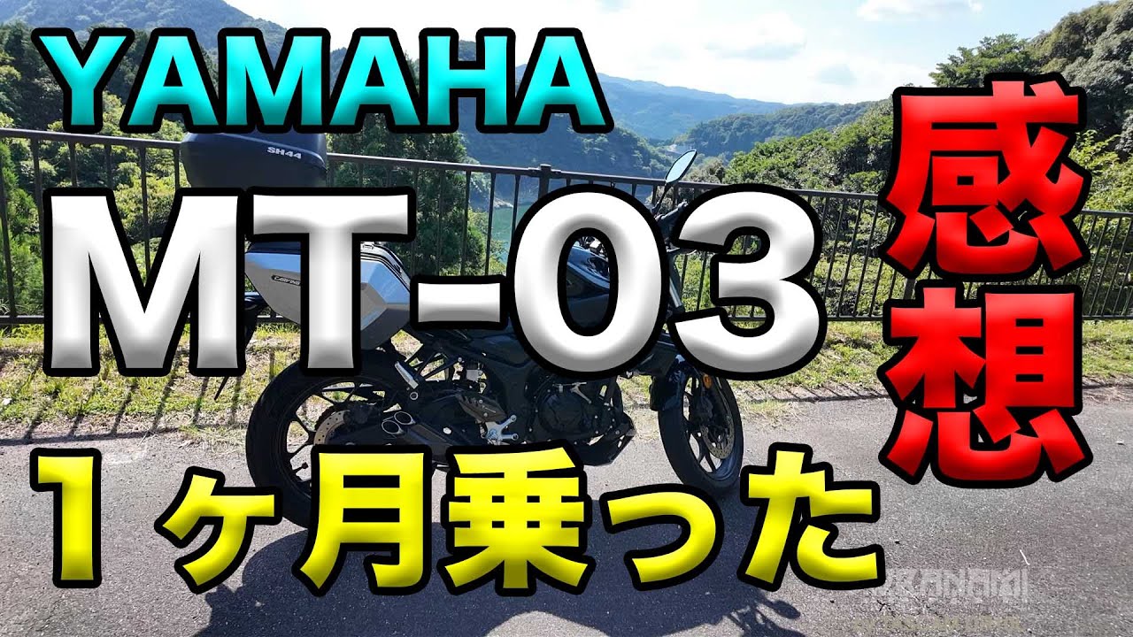 【YAMAHA MT-03 １ヶ月乗った感想】空波鳥の呟き2024