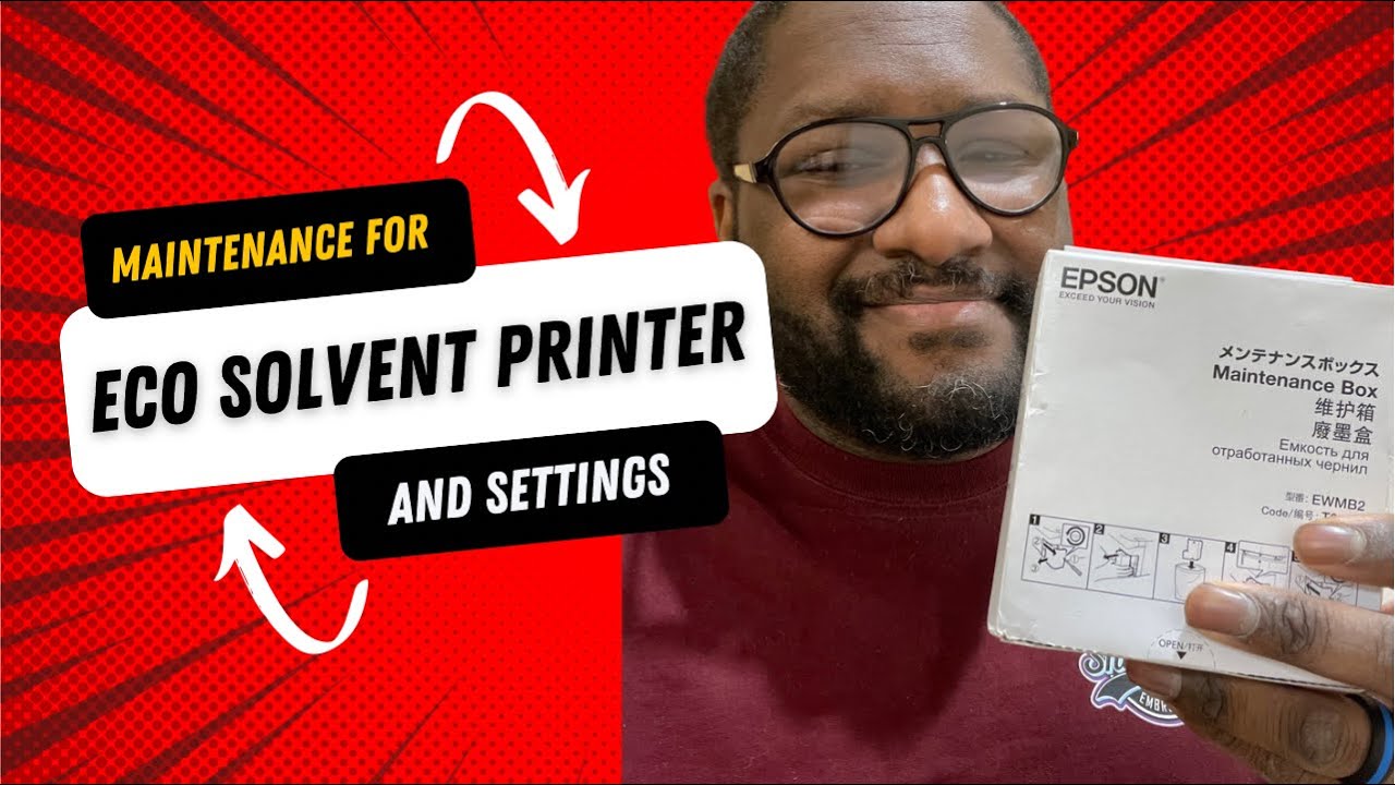 Eco Solvent Printer Maintenance and Print Settings