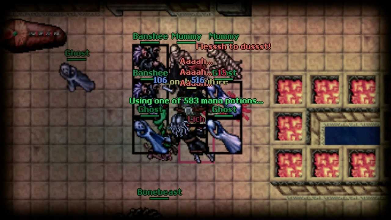 Tibia Secura. Vashresamun Solo (WATCH HD)