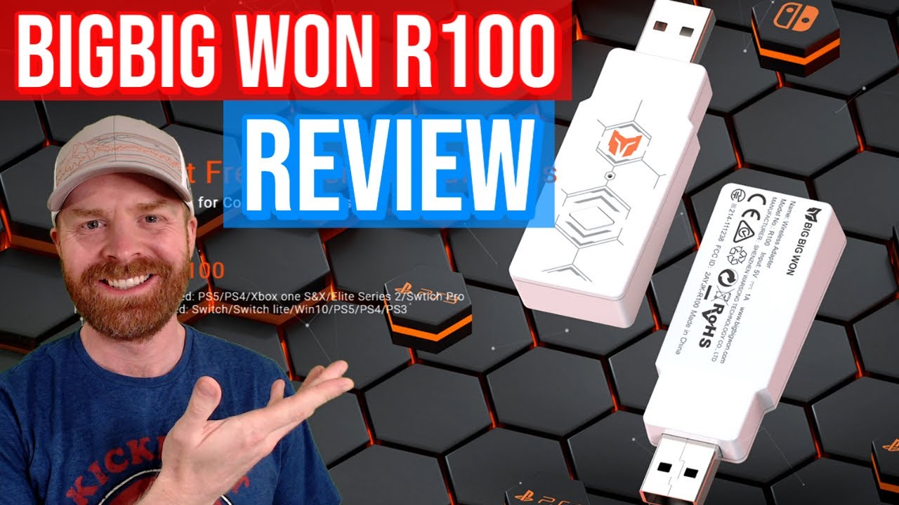 Multi-Controller and Multi-Console Wireless Adapter Review: BigBig Won R100