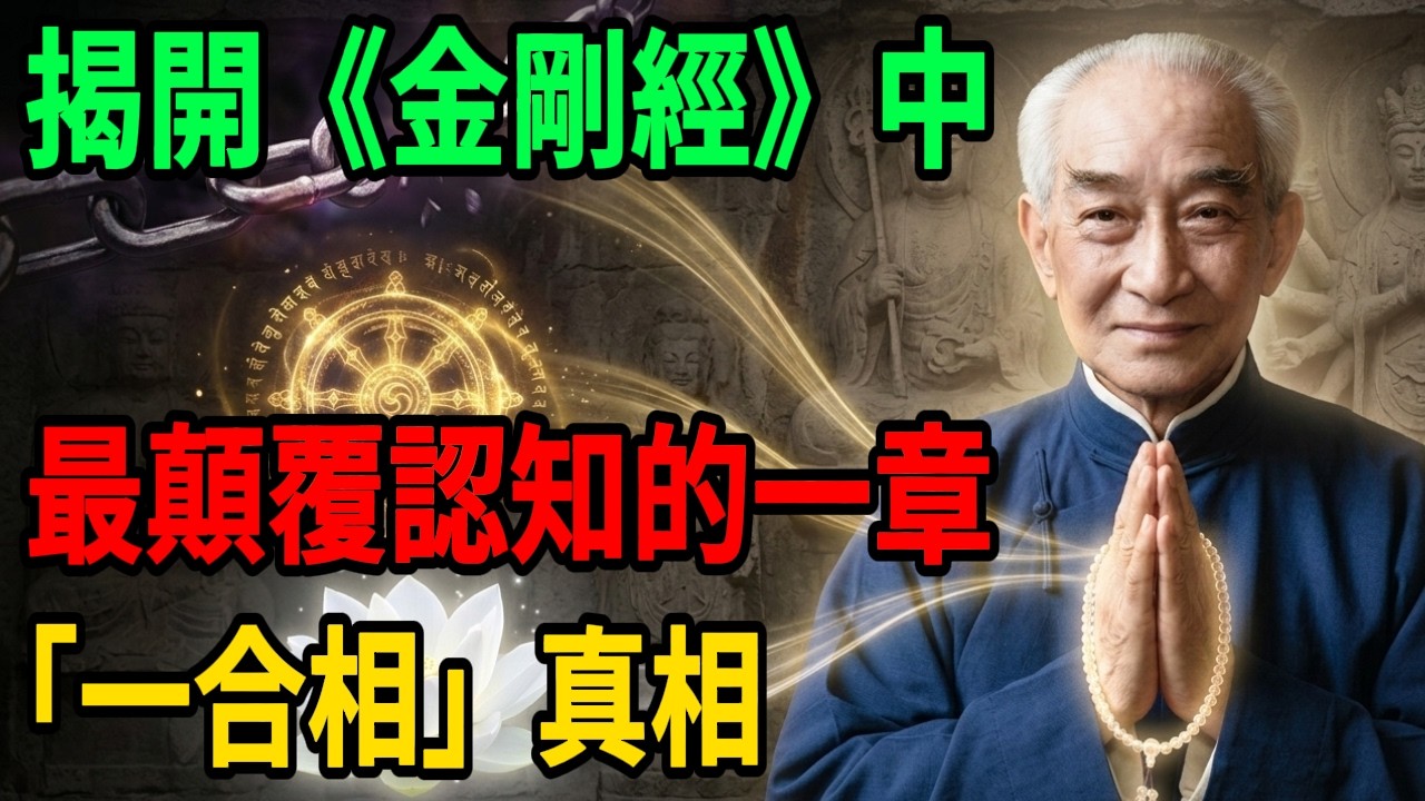 南懷瑾：你以為的擁有都是假的！揭開《金剛經》中最顛覆認知的「一合相」真相。#南懷瑾 #佛學 #因果 #金剛經 #佛法智慧 #修心修行 #佛教文化 #一合相
