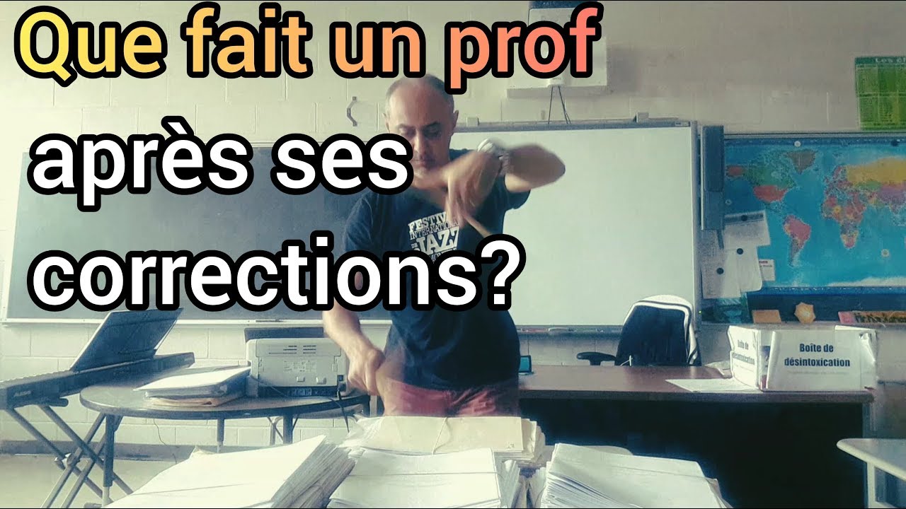 Prof particulier: Que fait un prof apr&egrave;s ses corrections?