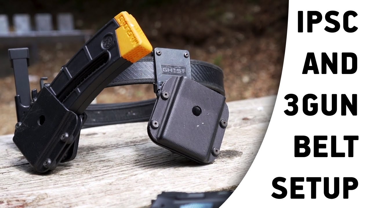 IPSC Practical Shooting Belt Setup - Ammo Forward or Backwards?