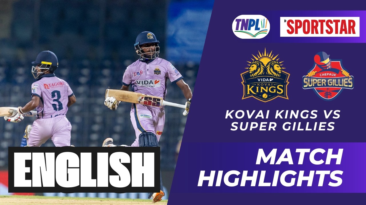 TNPL 2026: Лучшие моменты | Kovai Kings ставят Chepauk Super Gillies на место
