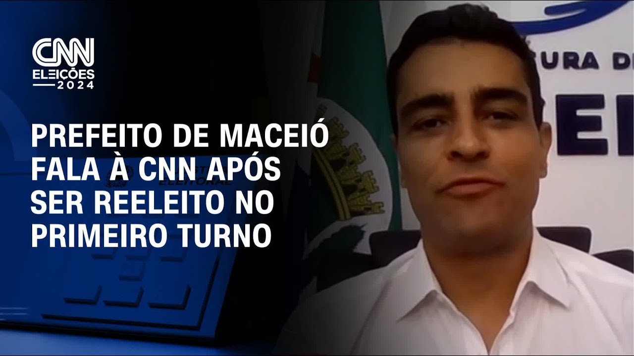 Prefeito de Maceió fala à CNN após ser reeleito no primeiro turno | BASTIDORES CNN