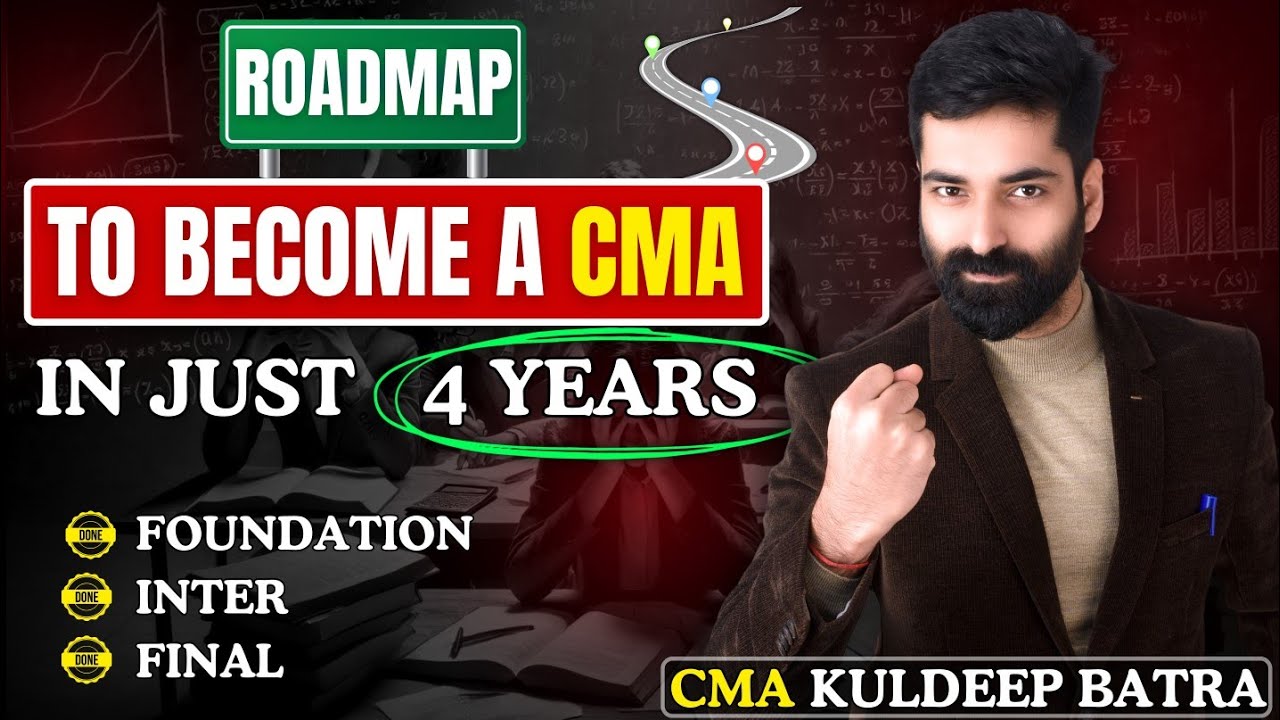 How to Become CMA in Next 4 Years| Complete Roadmap to Clear CMA in 1st Attempt by CMA Kuldeep Batra