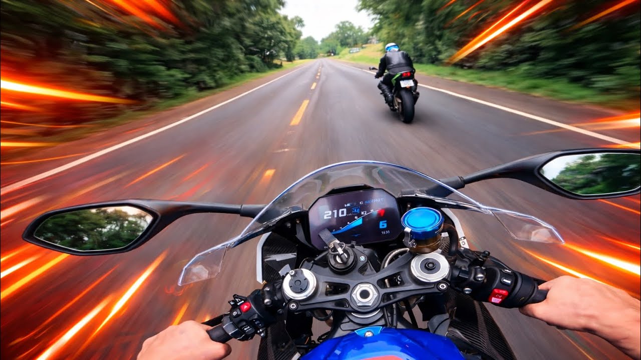 KAWASAKI NINJA ZX6R SUMIU NA FRENTE DA S1000 !!!