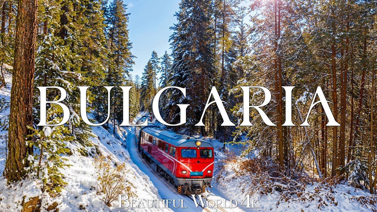 Bulgaria 4K - Captivating Winter Landscapes and Snowy Mountain Charm - Peaceful Piano Music