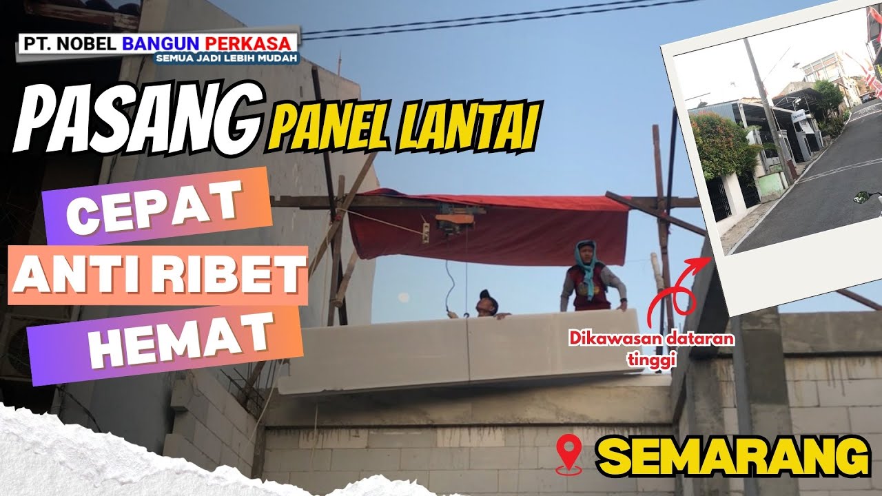 DILUAR NALAR..!!! PASANG PANEL LANTAI DI DATARAN TINGGI SEMARANG || NGEDAK RUMAH CEPAT