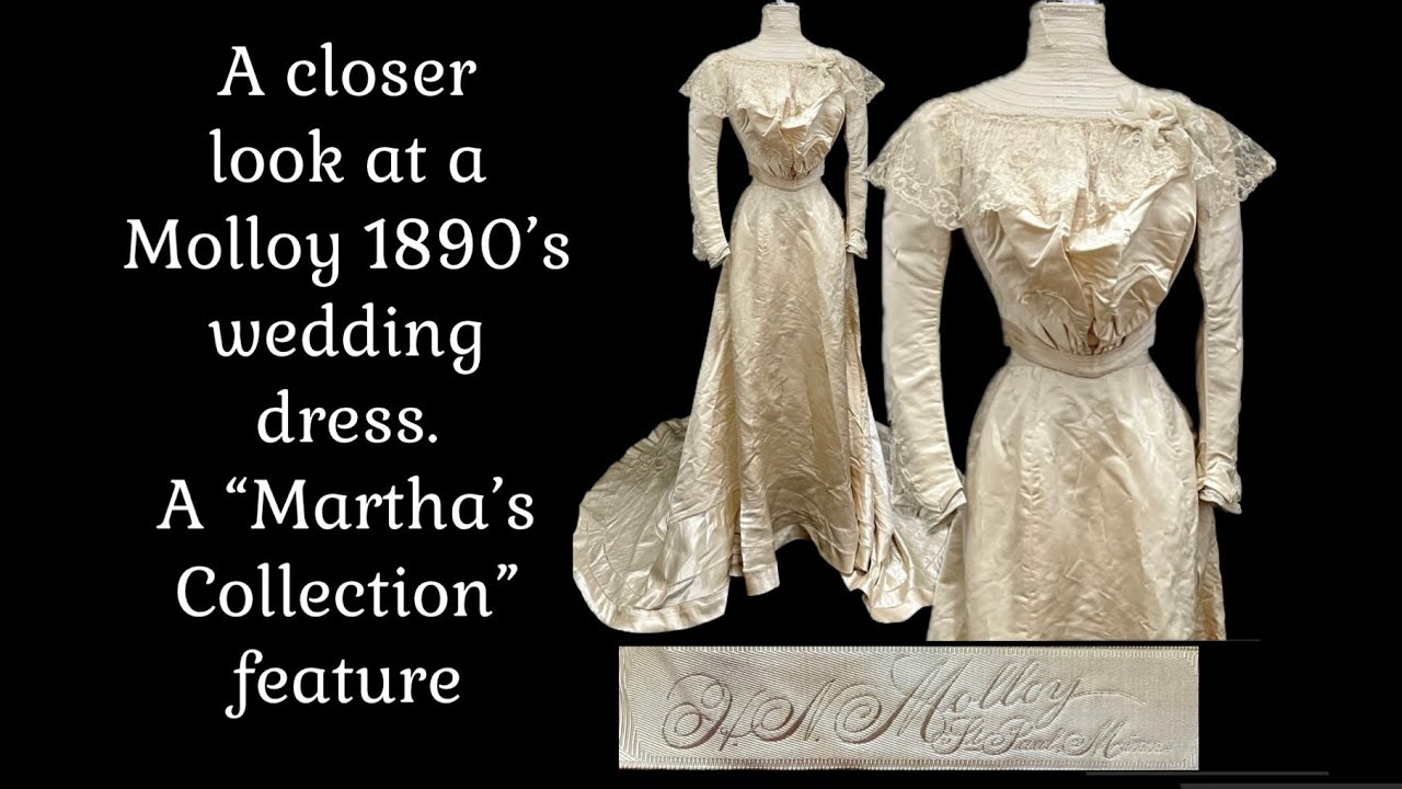 A beautiful but deteriorating silk wedding dress provides a glimpse into Victorian dressmaking 