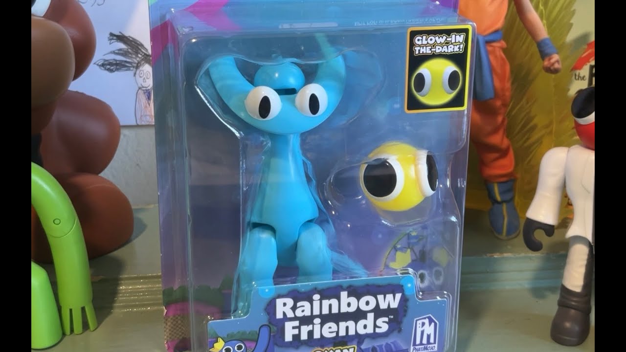 Rainbow friends cyan figure!