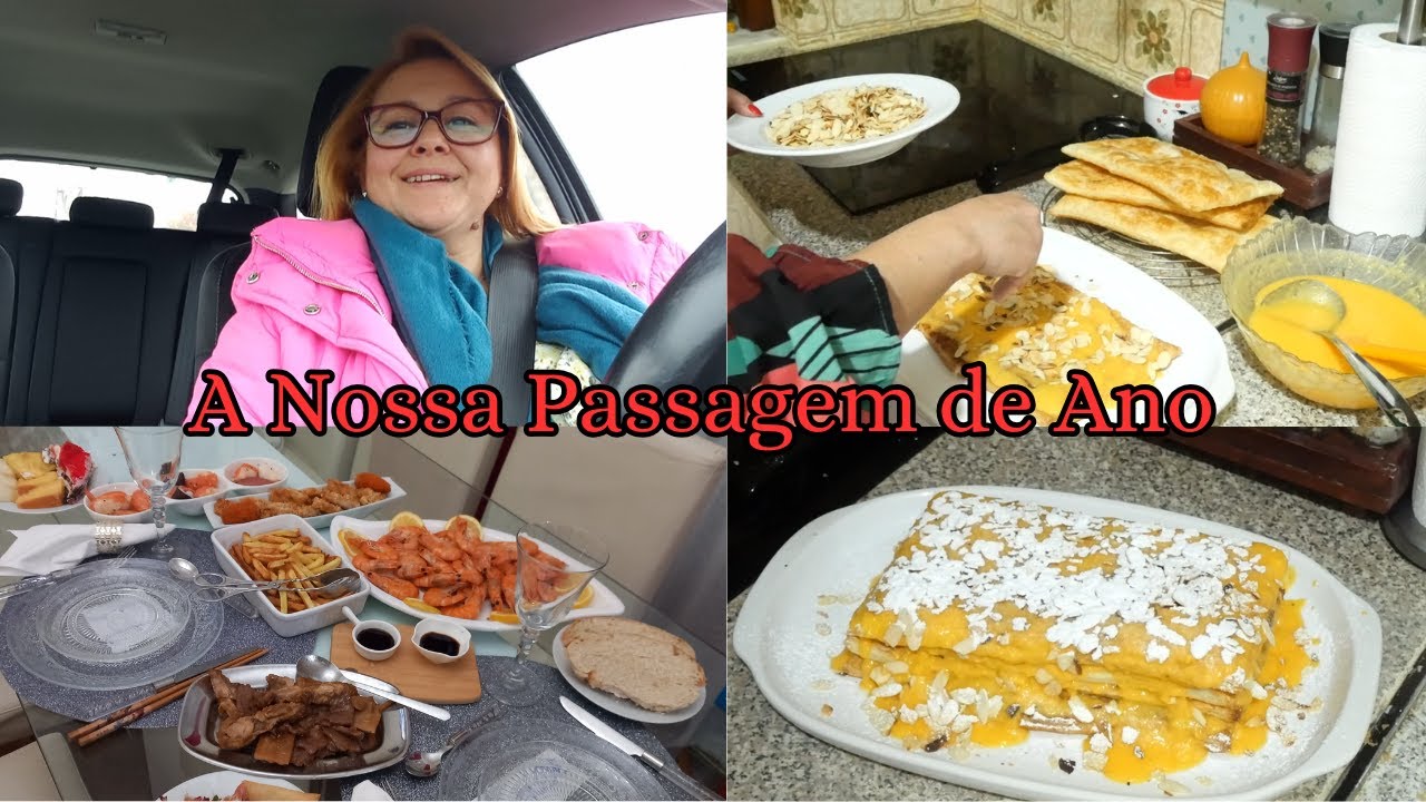 VLOG/NOSSA  PASSAGEM DO ANO EM CASA /O QUE CORREU MAL?/ FIZ UMA SOBREMESA DE FOLHADO DELICIOSA
