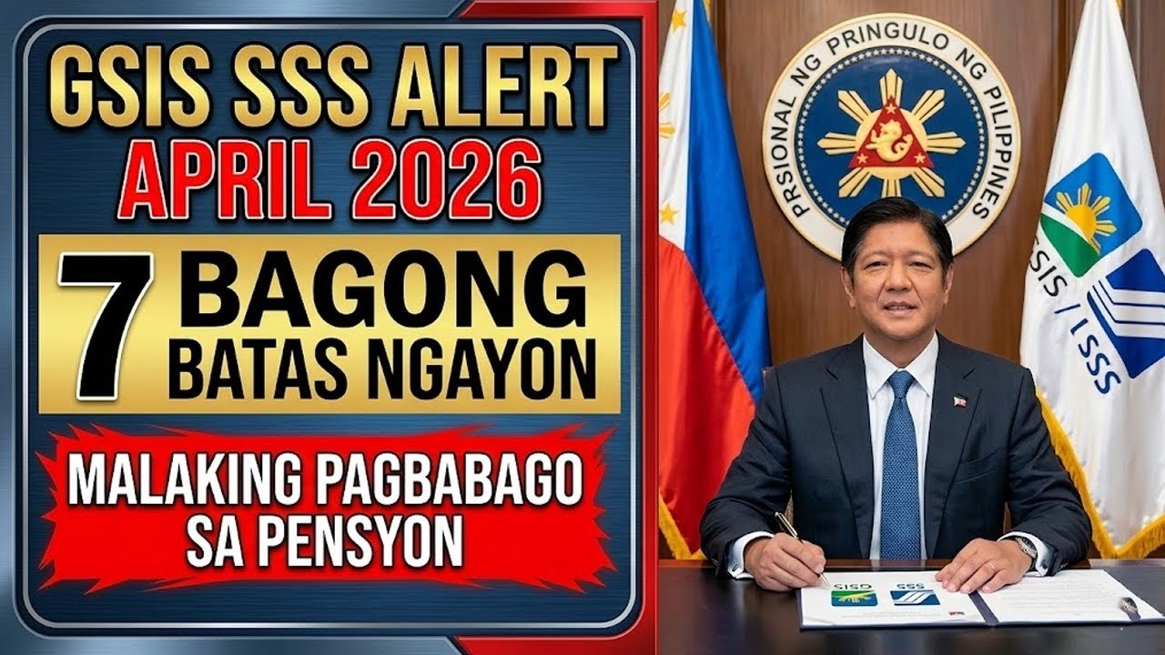 GSIS/SSS ALERT: 7 Bagong Batas April 2026 &ndash; Siguraduhin ang Iyong Pension!