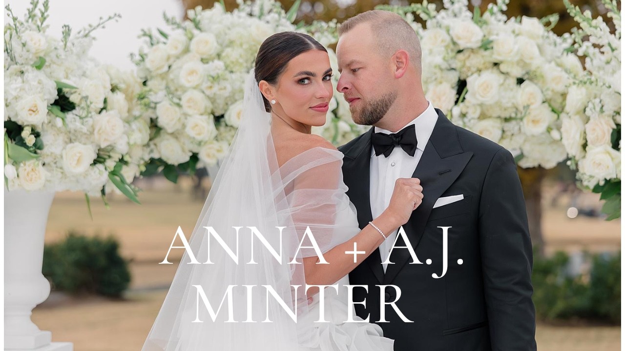 NY Mets Pitcher A.J Minter marries Anna Hardee in Winter Wedding at The Ritz