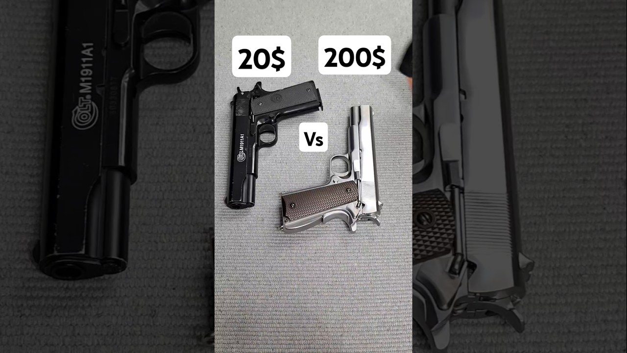 Colt 1911 - 20$ vs 200$