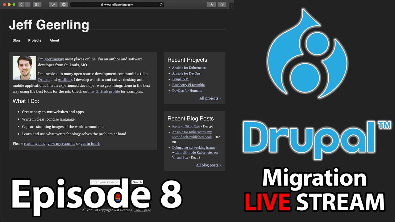 Drupal 7 to 8 LIVE Migration - Ep 8 - Blog view migration and theming