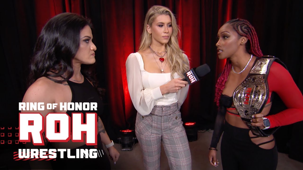 Diamante confronts the #ROH Women's World TV Champion Red Velvet! | #ROH TV 09/12/24