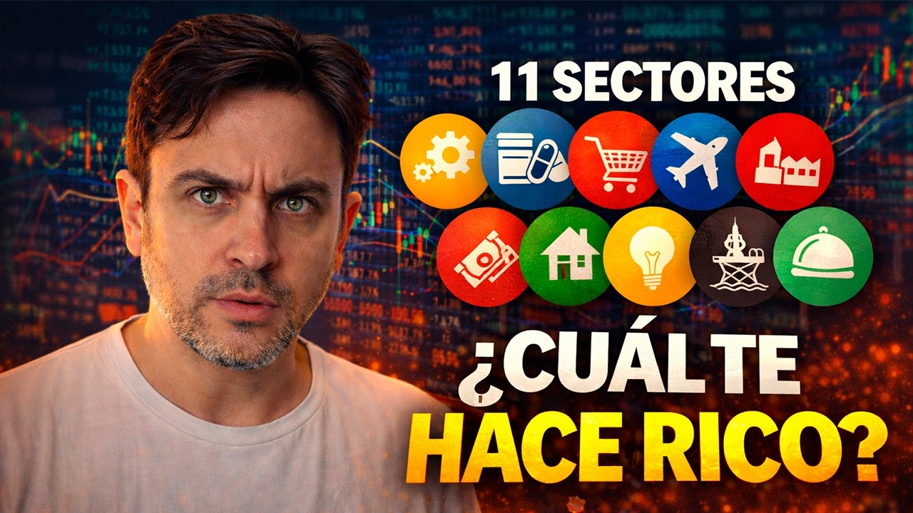 ¿En QUÉ sector de la BOLSA está el DINERO en 2026? Los 11 sectores que TODO inversor debe conocer