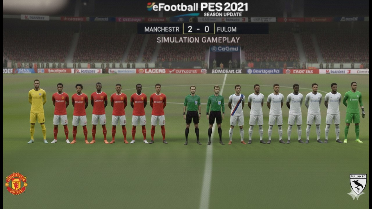 🔴LIVE: Manchester United vs Fulham – Full PES 2021 Match Live Stream ⚽🔥 | ​​