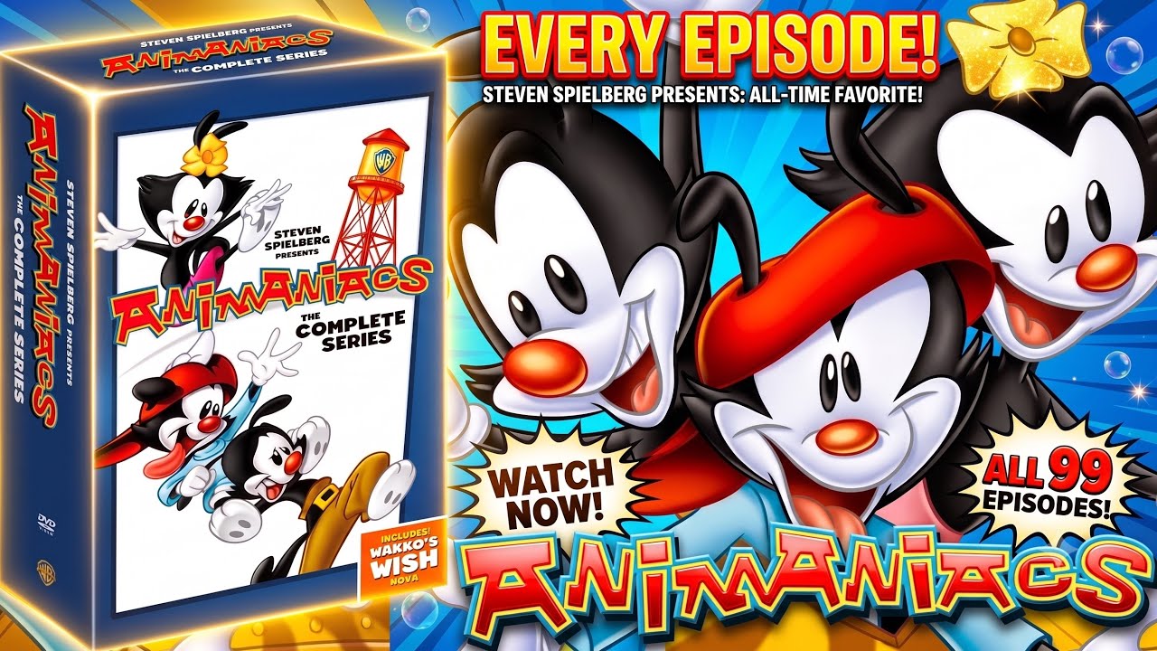 Распаковка DVD-диска «Animaniacs: Полная серия»