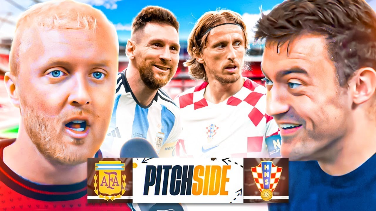 ARGENTINA 3-0 CROATIA ft. BUVEY & RORY JENNINGS - Pitch Side LIVE!
