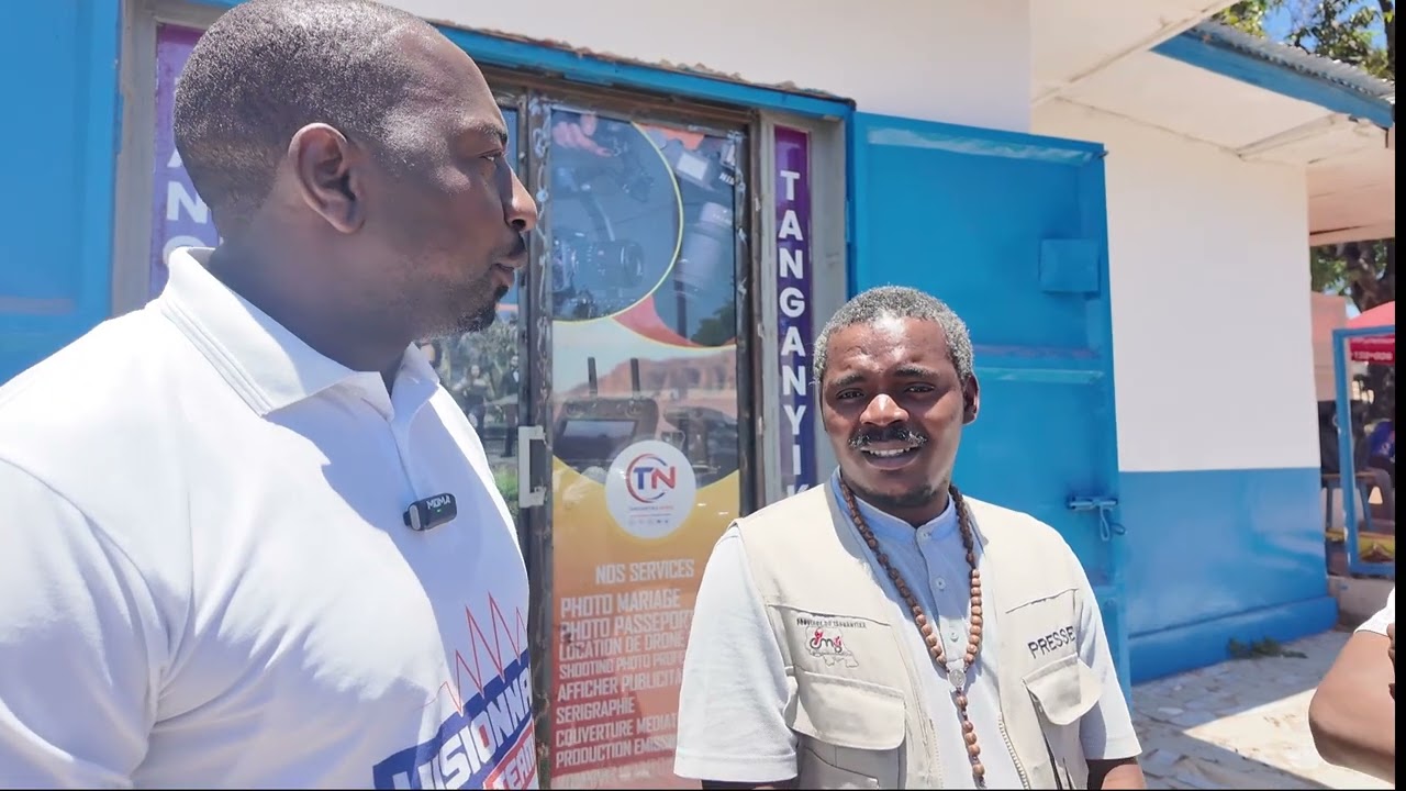 LE MÉDIA EN LIGNE TANGANYIKA NEWS VISITÉ PAR DES FIGURES INFLUENTES DE  KALEMIE