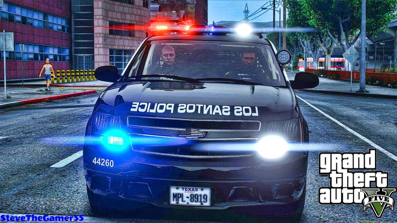 City Patrol|| GTA 5 Mod Lspdfr|| HPD #lspdfr #stevethegamer55